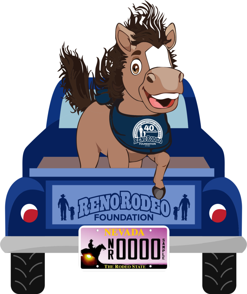 Rowdy with Rodeo License Plate