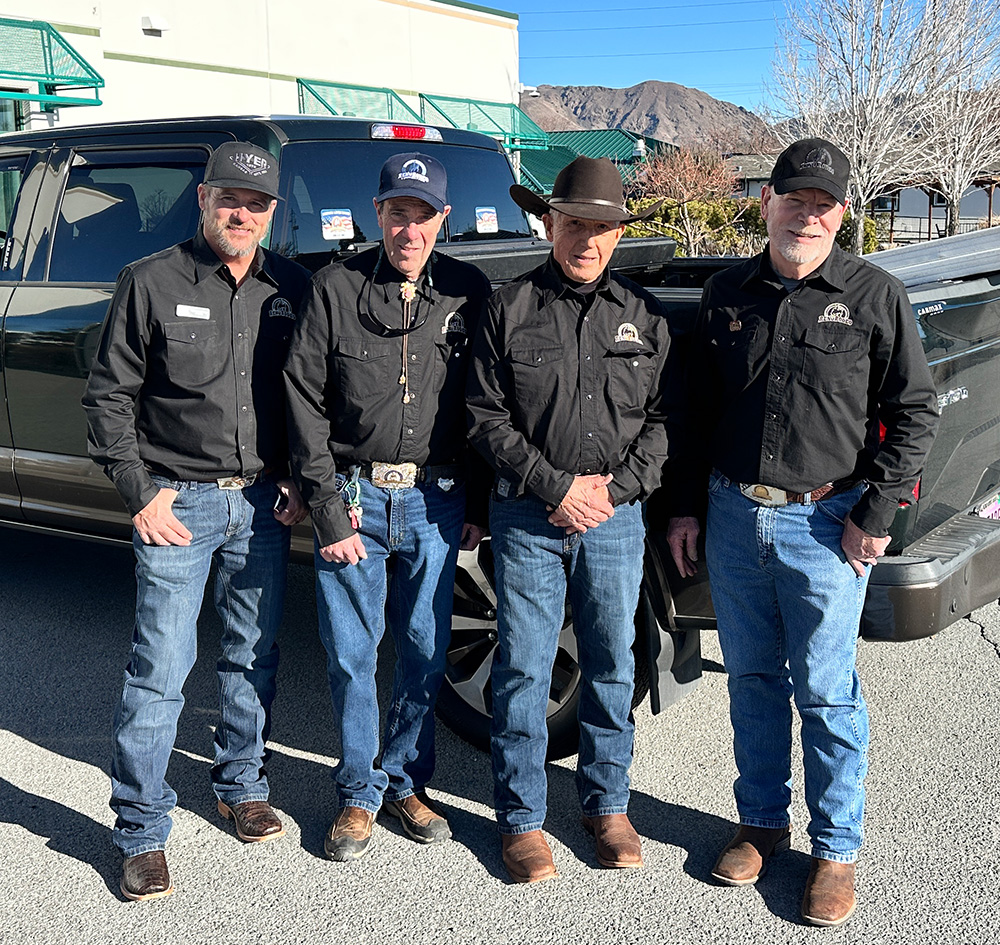 Team 355 leadership, from right, Dan Bybee - Chair, Robert Girolamo, Marty Lipon, and Travis Lekas